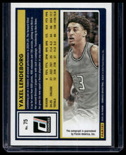 Load image into Gallery viewer, 2025-26 Donruss #75 Yaxel Lendeborg Orange Autograph #/99
