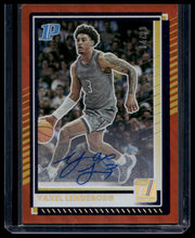 Load image into Gallery viewer, 2025-26 Donruss #75 Yaxel Lendeborg Orange Autograph #/99
