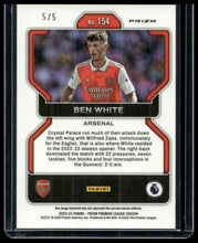Load image into Gallery viewer, 2022-23 Panini Prizm Premier League #154 Ben White Choice Green #/5
