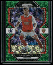 Load image into Gallery viewer, 2022-23 Panini Prizm Premier League #154 Ben White Choice Green #/5
