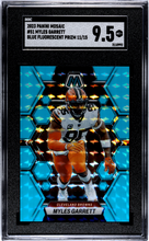 Load image into Gallery viewer, 2023 Panini Mosaic #51 Myles Garrett Blue Fluorescent Prizm /15 SGC 9.5
