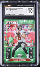 Load image into Gallery viewer, 2024 Contenders Optic #52 Baker Mayfield CGC 10
