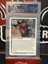 Load image into Gallery viewer, 1995 Finest #100 Peter Forsberg W/Coating PSA 10

