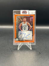 Load image into Gallery viewer, Jayson Tatum 2025/26 Topps Flagship Orange Holo Auto /25 #TFRA-JT

