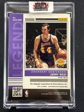 Load image into Gallery viewer, Jerry West 2021-22 Panini Contenders Optic Orange Legendary Contenders Auto /25
