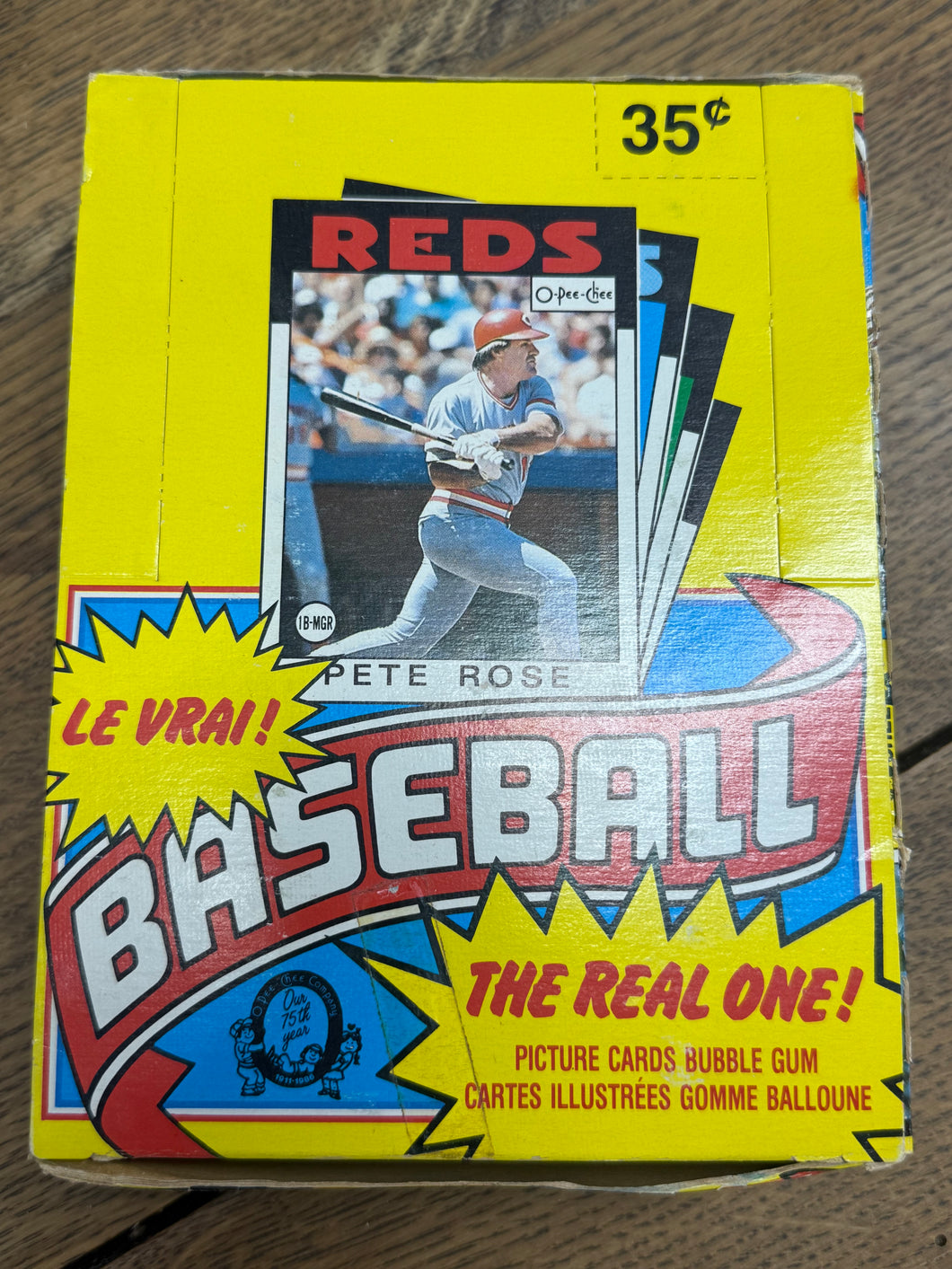 1986 O-Pee-Chee Baseball Full Hobby Box Unsearched