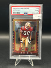 Load image into Gallery viewer, Jerry Rice 2000 Bowman Chrome #119 PSA 9
