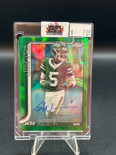 Load image into Gallery viewer, Garrett Wilson 2025 Topps Chrome Green Lava Auto /99 #BA-GW
