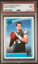 Load image into Gallery viewer, 2018 Panini Donruss #301 Sam Darnold PSA 9
