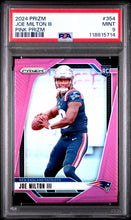 Load image into Gallery viewer, 2024 Panini Prizm #354 Joe Milton Iii Pink Prizm PSA 9
