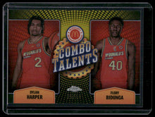 Load image into Gallery viewer, 2024 Topps Chrome McDonald'S Dylan Harper / F. Bidunga Gold Refractor #/50
