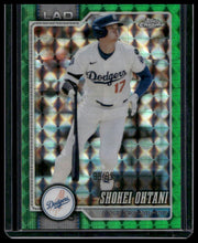 Load image into Gallery viewer, 2026 Topps Chrome #1 Shohei Ohtani Green Geometric Refractors #/99
