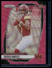 Load image into Gallery viewer, 2024 Panini Prizm #347 Jayden Daniels Pink Wave
