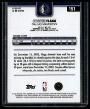 Load image into Gallery viewer, 2025-26 Topps Chrome Update #151 Cooper Flagg RayWave Refractor
