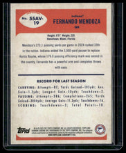Load image into Gallery viewer, 2025 Bowman University Chrome #55AV-19 Fernando Mendoza Green Refractor #/99
