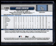 Load image into Gallery viewer, 2026 Topps Chrome Logofractor Edition Variation #130 Junior Caminero
