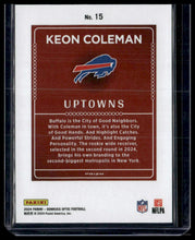Load image into Gallery viewer, 2024 Donruss Optic #15 Keon Coleman Uptowns

