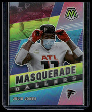 Load image into Gallery viewer, 2021 Panini Mosaic #MB-1 Julio Jones Masquerade Ballers
