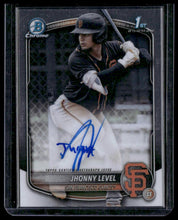 Load image into Gallery viewer, 2025 Bowman #CPA-JL Jhonny Level Chrome Prospect Autographs
