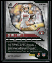 Load image into Gallery viewer, 2024 Panini Prizm #253 George Kittle Gold Sparkle #/24
