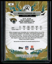 Load image into Gallery viewer, 2025 Topps Resurgence #45 Brian Thomas Jr. Signatures Gold Static Refractor #/50
