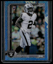 Load image into Gallery viewer, 2025 Topps Chrome #322 Ashton Jeanty Blue Wave Refractor #/150
