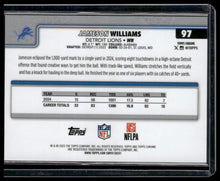 Load image into Gallery viewer, 2025 Topps Chrome #97 Jameson Williams Red Geometric Refractor #/5
