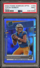 Load image into Gallery viewer, 2020 Panini Donruss Optic #153 Justin Herbert Holo PSA 9
