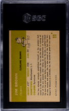Load image into Gallery viewer, 1961 Fleer #11 Jim Brown SGC 5
