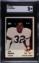 Load image into Gallery viewer, 1961 Fleer #11 Jim Brown SGC 5

