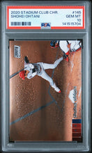 Load image into Gallery viewer, 2020 Stadium Club Chrome #145 Shohei Ohtani PSA 10

