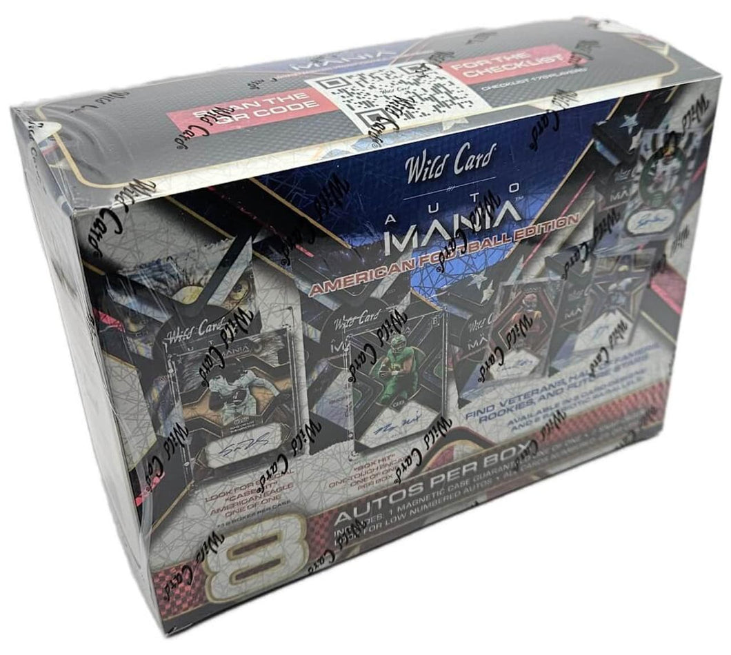 2024 Wild Card Auto Mania American Football Hobby Box