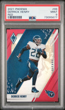 Load image into Gallery viewer, 2021 Panini Phoenix #99 Derrick Henry Red PSA 9
