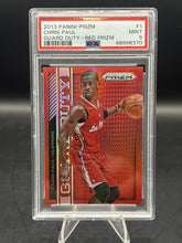 Load image into Gallery viewer, 2013 Panini Prizm Guard Duty #1 Chris Paul Guard Duty-Red Prizm PSA 9

