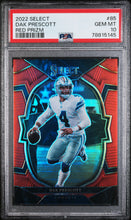 Load image into Gallery viewer, 2022 Panini Select #85 Dak Prescott Red Prizm PSA 10

