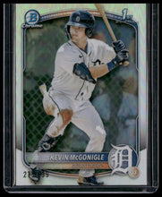 Load image into Gallery viewer, 2025 Bowman #BCP-79 Kevin McGonigle Chrome Prospects Refractor #/499

