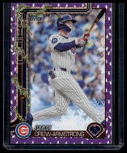 Load image into Gallery viewer, 2025 Topps Holiday #H41 Pete Crow-Armstrong Purple Holiday Lights #/99
