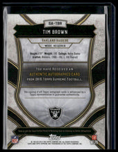 Load image into Gallery viewer, 2015 Topps Supreme #SA-TBR Tim Brown Supreme Autograph Gold #/25
