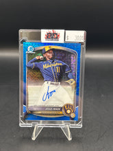 Load image into Gallery viewer, Jesus Made 2025 Bowman Mega Blue Auto /150 #BMA-JM
