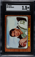 Load image into Gallery viewer, 1966 Topps #96 Joe Namath SGC 1.5
