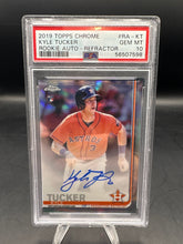Load image into Gallery viewer, 2019 Topps Chrome #RA-KT Kyle Tucker Rookie Autographs Refractor PSA 10 #/499
