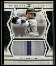 Load image into Gallery viewer, 2025 Topps Definitive Collection Ezequiel Tovar Jumbo Relic Black #/10
