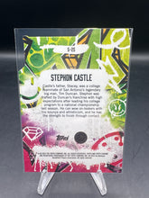 Load image into Gallery viewer, 2024-25 Finest #S-25 Stephon Castle Showstoppers Gold Geometric Refractor #/50
