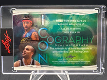 Load image into Gallery viewer, 2026 Leaf Art of Sport Allen Iverson Tony Parker Iconography Red #/3
