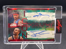 Load image into Gallery viewer, 2026 Leaf Art of Sport Allen Iverson Tony Parker Iconography Red #/3
