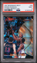 Load image into Gallery viewer, 1997 Bowman'S Best #56 Dennis Rodman Atomic Refractor PSA 9
