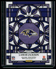 Load image into Gallery viewer, 2025 Panini Mosaic #1 Lamar Jackson Stained Glass
