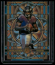 Load image into Gallery viewer, 2025 Panini Mosaic #1 Lamar Jackson Stained Glass
