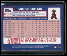 Load image into Gallery viewer, 2019 Topps Chrome #84TC-25 Shohei Ohtani 1984 Topps Baseball 35th Anniversary
