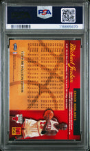 Load image into Gallery viewer, 1998 Ultra #85G Michael Jordan Gold Medallion PSA 9
